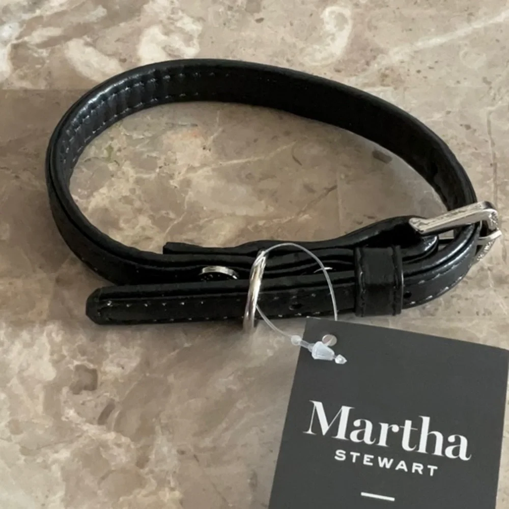 MARTHA STEWART Dog Leash & Collar
